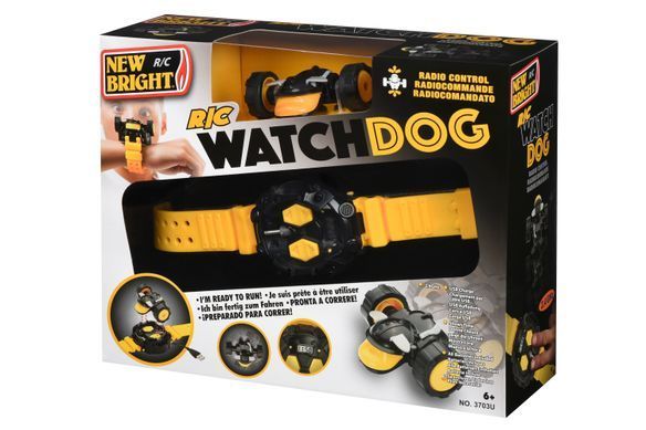 New Bright Машинка на р/к WATCHDOG CLOCK Yellow 3703U-1 фото
