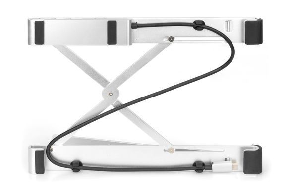 Digitus Подставка для ноутбука Variable Notebook Stand, до 17'', USB-C Dock 5-Port, серая DA-90424 фото