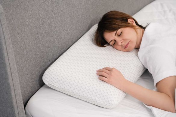 ARDESTO Подушка ортопедическая Sleepwell, 60х40х12см, классическая прямоугольная, пена мемори, белый