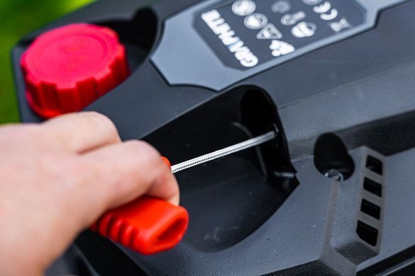 Graphite Газонокосарка бензинова, 2200Вт, 46см, 55л, мульчування, 25-65мм, 31кг 52G671 фото