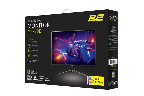 2E Gaming Монітор LCD 27" G2723B HDMI, DP, Type-C, IPS, 165Hz, 1ms, FreeSync 2E-G2723B-01.UA фото