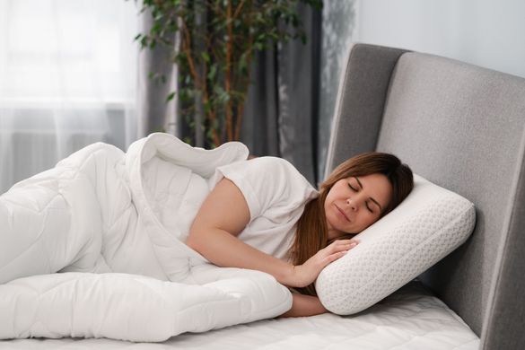 ARDESTO Подушка ортопедическая Sleepwell, 60х40х12см, классическая прямоугольная, пена мемори, белый