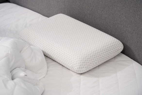 ARDESTO Подушка ортопедическая Sleepwell, 60х40х12см, классическая прямоугольная, пена мемори, белый