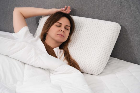 ARDESTO Подушка ортопедическая Sleepwell, 60х40х12см, классическая прямоугольная, пена мемори, белый
