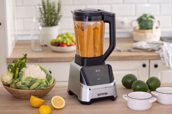 Gorenje Gorenje stationary blender 1500W, bowl-2000ml, displey, chopper, black-inox