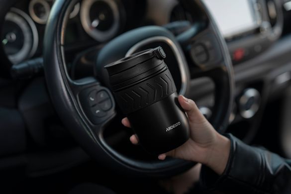 ARDESTO Термокухоль Cosy 400 мл, нержавіюча сталь, чорний AR2640BT фото