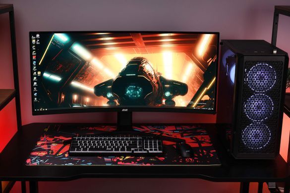 2E Gaming Монітор 2E GAMING 34" R3426B 2xHDMI, DP, VA, 3440x1440, 200Hz, 1ms, NTSC 85%, CURVED, FreeSync, HAS 2E-R3426B-01.UA фото
