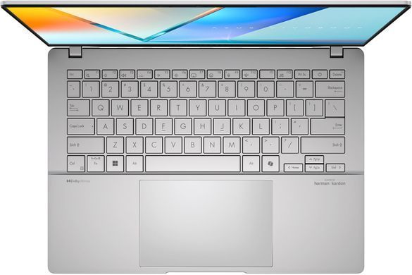 ASUS Ноутбук ASUS Vivobook S 14 M5406KA-SF150 14" FHD OLED, AMD AI 5 340, 16GB, F512GB, UMA, NoOS, Сріблястий 90NB15W1-M008H0 фото
