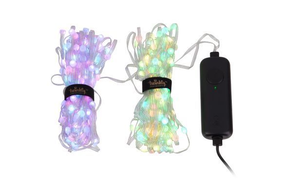 Twinkly Гірлянда Smart LED Twinkly Dots Lights RGB 400 Gen II, IP44, 20м, кабель прозорий TWD400STP-TEU фото