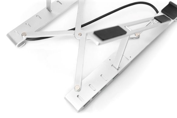 Digitus Подставка для ноутбука Variable Notebook Stand, до 17'', USB-C Dock 5-Port, серая DA-90424 фото