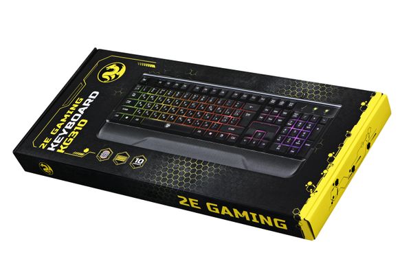 Клавіатура ігрова 2E GAMING KG310 LED USB Black Ukr - купити в інтернет-магазині Coolbaba Toys