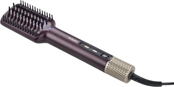 BaByliss Фен-щітка Air Power, 900Вт, 3 режими, хол. обдув, 2 насадки, фіолетовий AS6400E фото