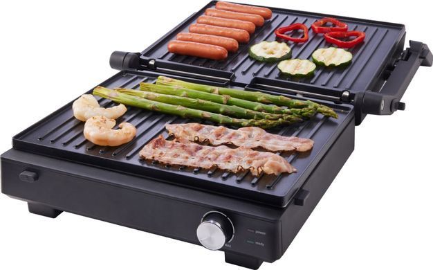 Gorenje Grill Gorenje clamping, 2000W, temp. regimes-7, removable plates, 180 opening, metal, black GCG2000M фото