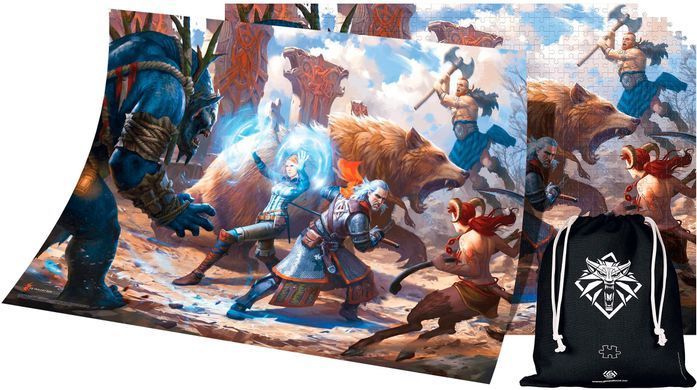 GoodLoot Пазл Witcher: Geralt & Triss in Battle puzzles 1000 эл. 5908305233619 фото