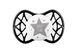 Пустушка Nuvita 7065 Air55 Cool симетрична 0m+ "BABY STAR" чорна 1 - магазин Coolbaba Toys