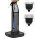 BaByliss haircut kit Super-X Metal Black Edition for mustache, beard, battery, nozzles-2, steel, case, black 1 - магазин Coolbaba Toys