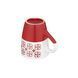 ARDESTO Чашка Ornament, 320мл, керамика, красно-белый 5 - магазин Coolbaba Toys