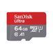 SanDisk Карта пам'яті microSD 64GB C10 UHS-I R140MB/s Ultra 1 - магазин Coolbaba Toys