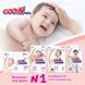 Підгузки GOO.N Plus для новонароджених до 5 кг (розмір SS, на липучках, унісекс, 36 шт) 5 - магазин Coolbaba Toys