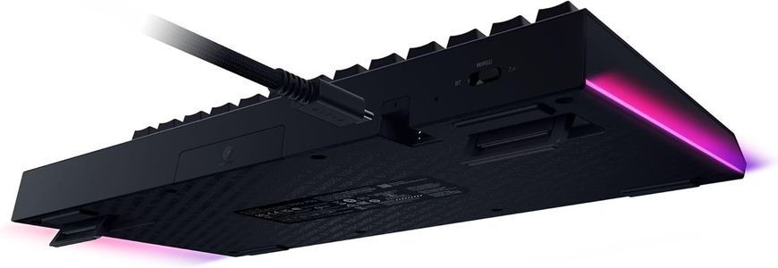 Razer Клавиатура механическая BlackWidow V4 Pro 75%, 81key, Mechanical Switches Gen-3, USB-A/WL/BT, EN, RGB, чёрный RZ03-05130100-R3M1 фото