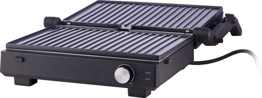 Gorenje Grill Gorenje clamping, 2000W, temp. regimes-7, removable plates, 180 opening, metal, black GCG2000M фото