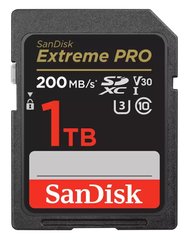 Карта памяти SanDisk SD 1TB C10 UHS-I U3 R200/W140MB/s Extreme Pro V30 SDSDXXD-1T00-GN4IN фото