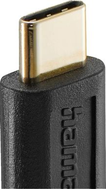 HAMA Кабель заряджання/синхронізації USB-С > USB-C, 1,5м ,чорний 00086409 фото
