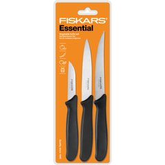 Набір ножів для чистки Fiskars Essential, 3 шт 1023785 фото
