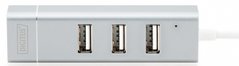 Концентратор-адаптер DIGITUS USB Type-C, 3xUSB+Fast Ethernet DA-70253 фото