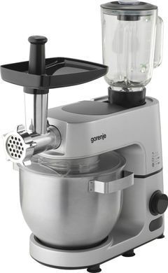 Gorenje Gorenje kitchen machine 1500W, display, cup-iron, case-iron +plastic, nozzles-7, silvery MMC1500SCX фото