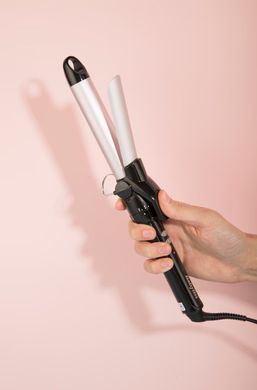 BaByliss Плойка, 300Вт, темп.режимів-10, D -25mm, 110-180С, метал, чорний C325E фото