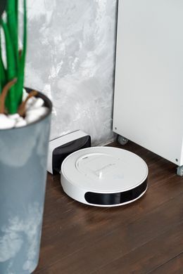 Rowenta Робот-пылесос моющий X-Plorer S130AI Animal & Allergy, 2700ПаВт, h=8см, влажная уборка, мешок-0.5л, конт пыль -0.15л, автон. раб. до 120мин, белый RR9077WH фото