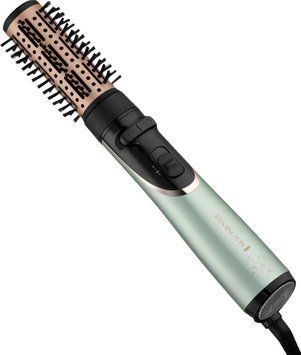 Remington Фен-щітка Botanicals, 800Вт, 2 режими, іоніз-я, оберт., хол. обдув, кераміка, м'ятно-чорний AS5860 фото