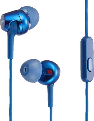 Наушники Sony MDR-EX255AP In-ear Mic Blue MDREX255APL.E фото