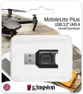 Кардрідер Kingston USB 3.1 microSDHC/SDXC UHS-II MobileLite Plus MLPM фото