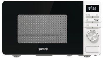 Gorenje MO20A4[Мікрохвильова піч, 20л, електр. управл., 800Вт, гриль, дисплей, білий] MO20A4W фото