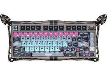 GravaStar Клавіатура механічна Mercury V75 Pro 80keys, Magnetic Jade Gaming, 8K, USB-A, RGB, Cyberpunk GSV75PRO_U_RM_EGRY фото