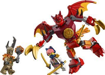 LEGO Конструктор LEGO Ninjago Бойовий набір робота Дракона Кая 71851 фото