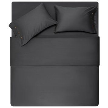 ARDESTO Підковдра Mix&Match Premium, 160х220см, 100% бавовна, сатин, сірий
