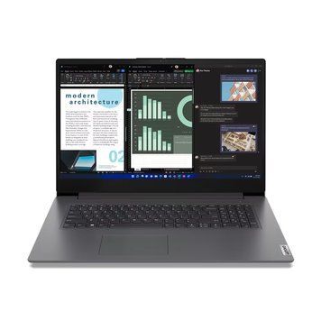 Lenovo Ноутбук V17-G4 17.3" FHD IPS AG, Intel i5-13420H, 16GB, F512GB, UMA, DOS, серый 83A2003KRA фото