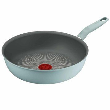 Tefal Сковорода WOK Halo EUCALYPTUS, 26 см, алюминий, бакелит, серый G0167702 фото