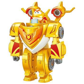 Super Wings Ігровий набір Super Robot Suit Золотий Хлопчик (Golden Boy) EU770352 фото