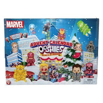Набор игровых фигурок OOSHIES &ndash; АДВЕНТ-КАЛЕНДАРЬ МАРВЕЛ (24 фигурки) 23296 фото