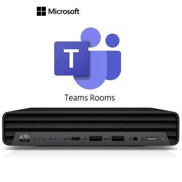 Poly Комп'ютер персональний неттоп Mini Conference G9 PC with Microsoft Team Rooms, Intel i7-12700T, 16GB, F256GB, Wi-Fi 6E, BT 5.3, Win10IoT, чорний 9C428AW фото
