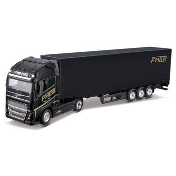 Автомодель - ФУРА VOLVO FH16 GLOBETROTTER 750 XXL (черный) 18-31461 фото