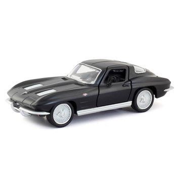 Автомодель - CHEVROLET CORVETTE SPLIT WINDOW 1963 (матовый черный) 250411U фото