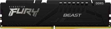 Kingston Память ПК DDR5 8GB 5200 FURY Beast Black KF552C40BB-8 фото
