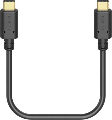 HAMA Кабель зарядки/синхронизации USB-С > USB-C, 1,5м ,черный 00086409 фото