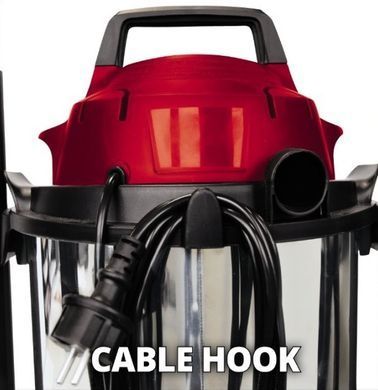 Einhell Пылесос профессиональный TC-VC 1815 S, 1250Вт, 180мБар, 15л, 4.6кг 2342390 фото