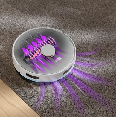 Philips Робот-пылесос Philips Series 2000, h=9.7см, влажная уборка, конт пыль -0.38л, вода -0.3л, автон. раб. до 120мин, EPA 11, Wi-Fi, станция самоочищ., белый XU2100/25 фото